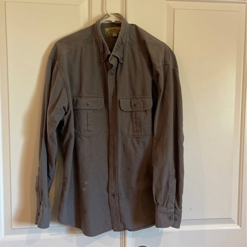 Vintage Cabela’s deerskin soft chamois shirt